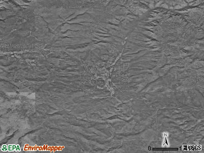 Pine satellite photo by USGS