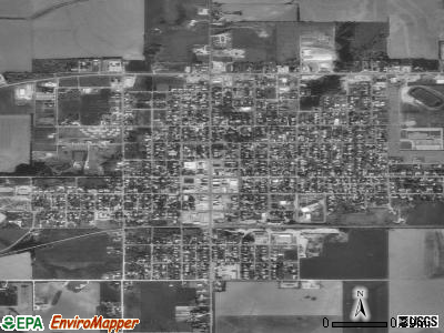 Chouteau satellite photo by USGS