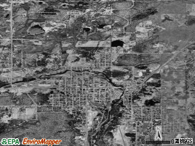 Iron River satellite photo by USGS