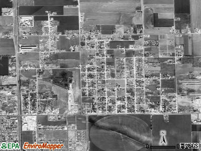 Seth Ward satellite photo by USGS