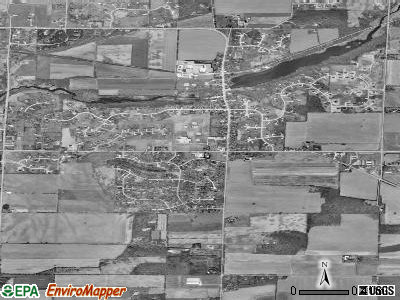 Merton satellite photo by USGS