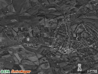 Carlisle satellite photo by USGS