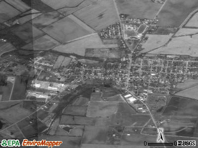 Jamestown satellite photo by USGS