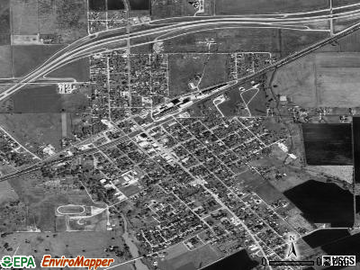 Ganado satellite photo by USGS