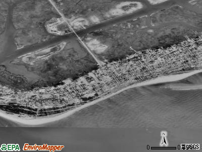 Sullivan's Island satellite photo by USGS