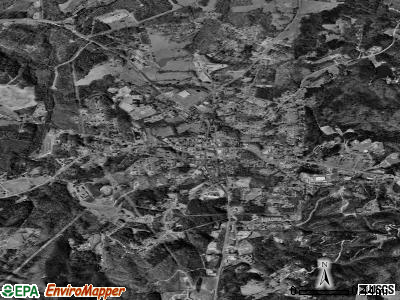 Cleveland satellite photo by USGS