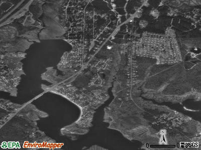 Weweantic satellite photo by USGS