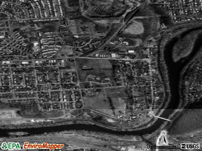Freemansburg satellite photo by USGS