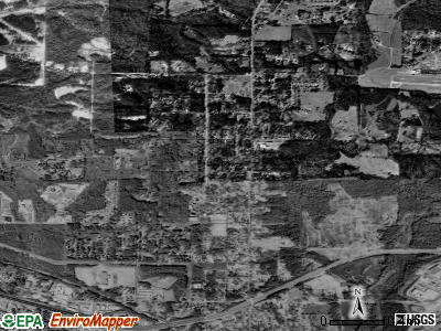 Oxford satellite photo by USGS