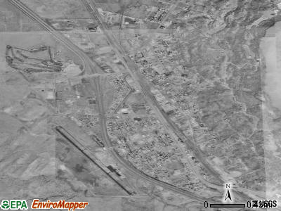 Milan satellite photo by USGS