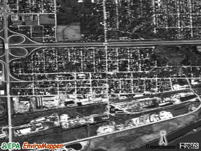 Rockdale satellite photo by USGS