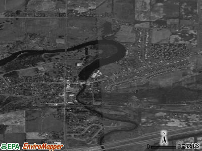 Churchville satellite photo by USGS