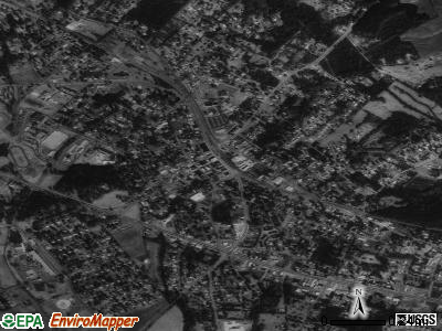 Inman satellite photo by USGS