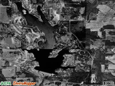 Lake Kiowa satellite photo by USGS