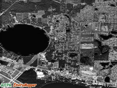 Silver Lake satellite photo by USGS