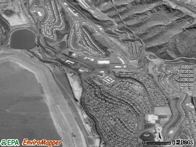 Morenci satellite photo by USGS