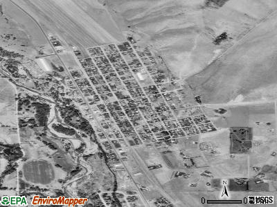 Bellevue satellite photo by USGS