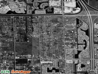 Green Meadow satellite photo by USGS