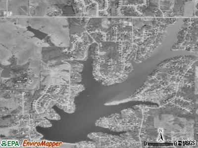 Weatherby Lake satellite photo by USGS
