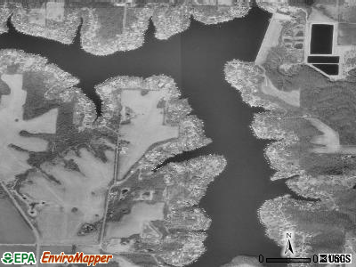 Lake Lotawana satellite photo by USGS