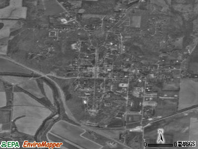 Gambier satellite photo by USGS