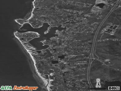 West Falmouth satellite photo by USGS