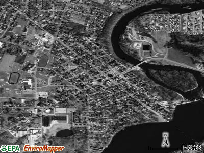 Berrien Springs satellite photo by USGS