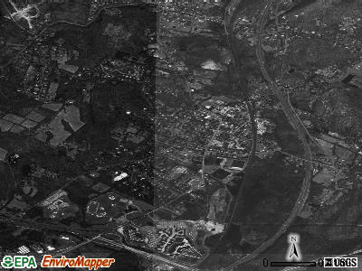 Central Valley satellite photo by USGS