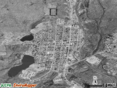 Forest City satellite photo by USGS
