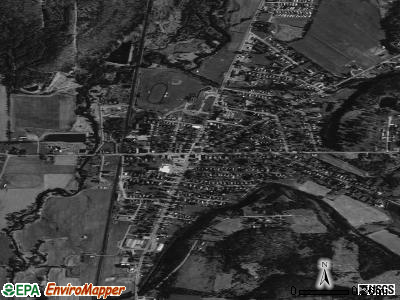 Franklinville satellite photo by USGS