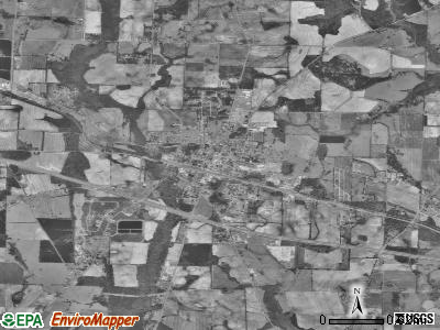 Ashford satellite photo by USGS