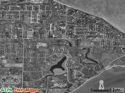 Wind Point satellite photo by USGS