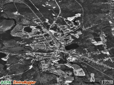 Baldwinville satellite photo by USGS
