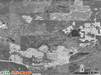 Meridian Station satellite photo by USGS