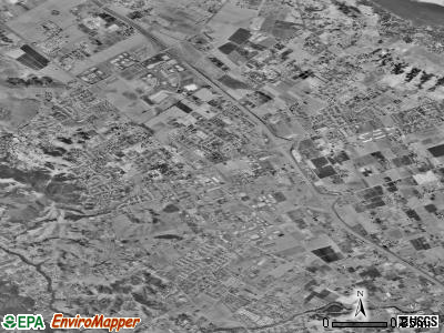 Morgan Hill satellite photo by USGS