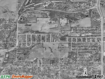 Country Club satellite photo by USGS