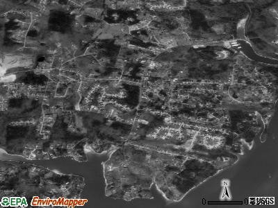 Lakesite satellite photo by USGS
