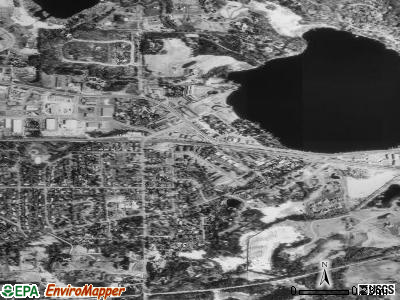 Long Lake satellite photo by USGS