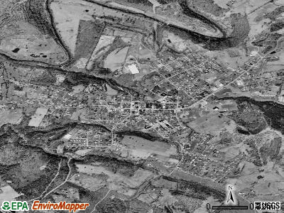 Harrisville satellite photo by USGS