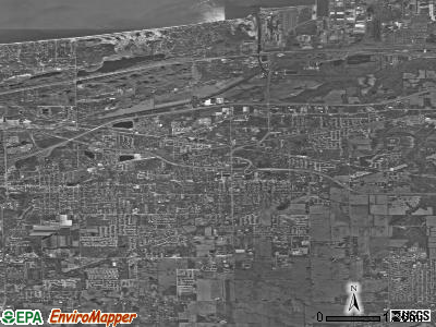 Portage satellite photo by USGS