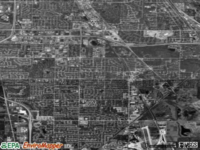 Northbrook satellite photo by USGS