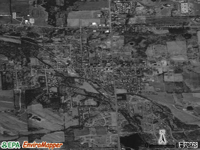 Dryden satellite photo by USGS