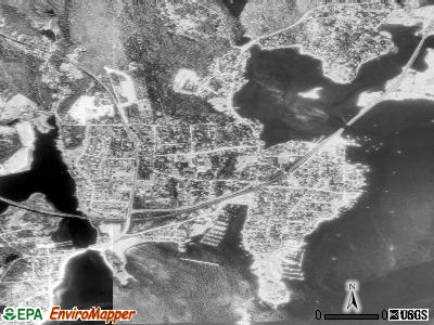 Noank satellite photo by USGS