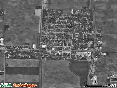 Kentland satellite photo by USGS