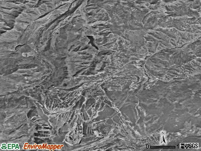 Snowmass Village satellite photo by USGS