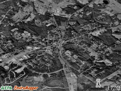 Gray satellite photo by USGS
