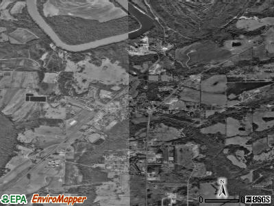 Farmington satellite photo by USGS