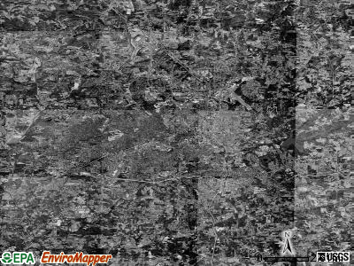 Winston-Salem satellite photo by USGS