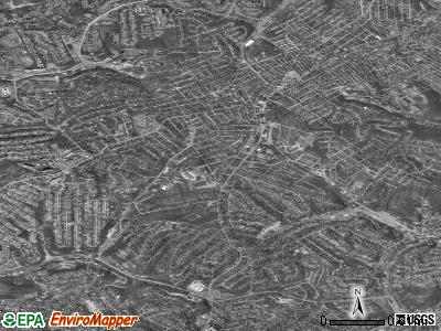 Mount Lebanon satellite photo by USGS