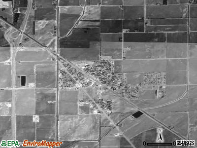 Bay satellite photo by USGS